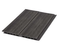 Фасадная доска Nature 3D Графит Фасадная доска Nature 3D Графит