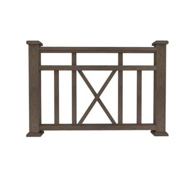 Ограждение из ДПК Р1 коричневый от производителя Dortmax по цене 11 590 р Ограждение из ДПК Р1 коричневый от производителя Dortmax по цене 11 590 р