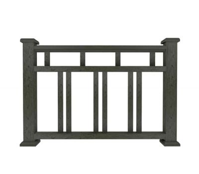 Ограждение из ДПК В1 черный от производителя  Dortmax по цене 11 680 р