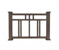 Ограждение из ДПК Г1 коричневый