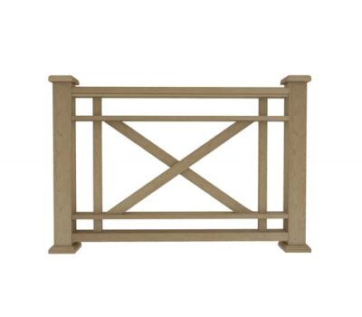 Ограждение из ДПК О1 натуральный от производителя Dortmax по цене 11 470 р Ограждение из ДПК О1 натуральный от производителя Dortmax по цене 11 470 р