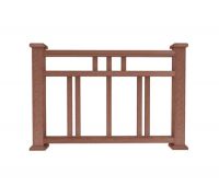 Ограждение из ДПК Г1 терракот Ограждение из ДПК Г1 терракот