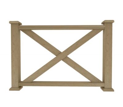 Ограждение из ДПК М1 натуральный от производителя Dortmax по цене 9 930 р Ограждение из ДПК М1 натуральный от производителя Dortmax по цене 9 930 р