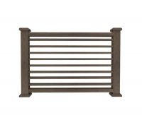 Ограждение из ДПК П1 коричневый Ограждение из ДПК П1 коричневый