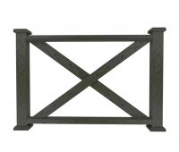 Ограждение из ДПК М1 черный Ограждение из ДПК М1 черный