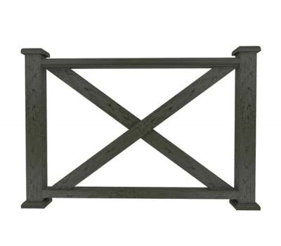 Ограждение из ДПК М1 черный от производителя Dortmax по цене 9 930 р Ограждение из ДПК М1 черный от производителя Dortmax по цене 9 930 р