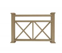 Ограждение из ДПК К1 натуральный Ограждение из ДПК К1 натуральный