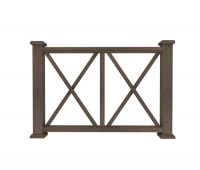 Ограждение из ДПК З1 коричневый Ограждение из ДПК З1 коричневый