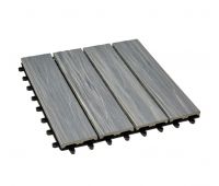 Садовый паркет ДПК Garden Modern, Патина Серый Садовый паркет ДПК Garden Modern, Патина Серый