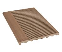 Ступень полнотелая из ДПК Optimum Орех