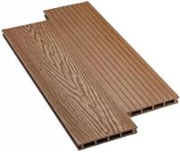 Террасная доска ДПК Praktik New - Орех Террасная доска ДПК Praktik New - Орех
