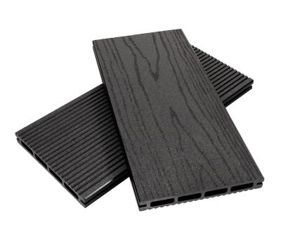 Террасная доска пустотелая ДПК ECO New Антрацит от производителя NanoWood по цене 297 р Террасная доска пустотелая ДПК ECO New Антрацит от производителя NanoWood по цене 297 р