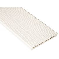 Фасадная доска ДПК 3D - Слоновая Кость