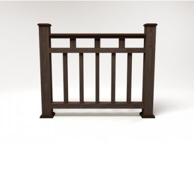 Ограждение ДПК цвет Венге Сборка №1 от производителя Faynag по цене 5 950 р Ограждение ДПК цвет Венге Сборка №1 от производителя Faynag по цене 5 950 р