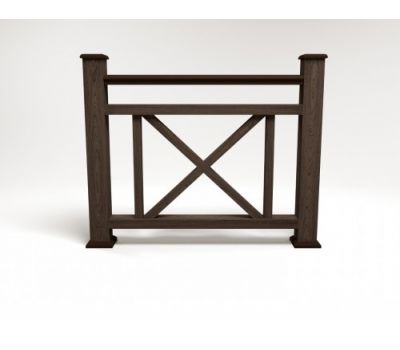 Ограждение ДПК цвет Венге Сборка №2 от производителя Faynag по цене 5 950 р Ограждение ДПК цвет Венге Сборка №2 от производителя Faynag по цене 5 950 р