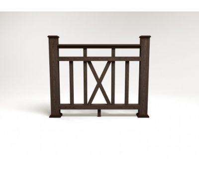 Ограждение ДПК цвет Венге Сборка №6 от производителя Faynag по цене 5 950 р Ограждение ДПК цвет Венге Сборка №6 от производителя Faynag по цене 5 950 р