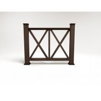 Ограждение ДПК цвет Венге Сборка №7 Ограждение ДПК цвет Венге Сборка №7