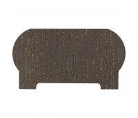 Заглушка торцевая для перил ДПК 95х50 Венге