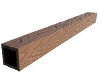 Балясина ДПК 3D фактура дерева Светло-коричневый Балясина ДПК 3D фактура дерева Светло-коричневый