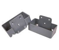 Крепление перил из алюминия прямое Серый Крепление перил из алюминия прямое Серый