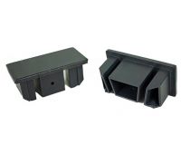 Заглушка торцевая из алюминия для перил Графит Заглушка торцевая из алюминия для перил Графит