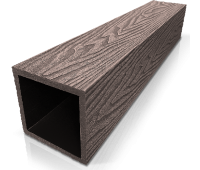 Столб ДПК 3D фактура дерева Венге Столб ДПК 3D фактура дерева Венге