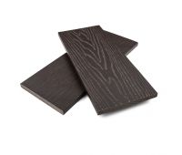 Заборная доска полнотелая ДПК Венге Заборная доска полнотелая ДПК Венге