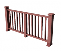 Декоративные ограждения ДПК "Альма" Мербау, шлифованное Декоративные ограждения ДПК "Альма" Мербау, шлифованное