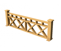 Декоративные ограждения ДПК "Бэйли", Песчаник, шлифованное Декоративные ограждения ДПК "Бэйли", Песчаник, шлифованное