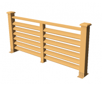 Декоративные ограждения ДПК "Босфор", Песчаник, шлифованное Декоративные ограждения ДПК "Босфор", Песчаник, шлифованное