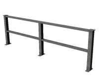 Декоративные ограждения ДПК " Ковбойская изгородь", Серый базальт, шлифованное Декоративные ограждения ДПК " Ковбойская изгородь", Серый базальт, шлифованное