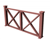 Декоративные ограждения ДПК " Тауэр", Мербау, шлифованное Декоративные ограждения ДПК " Тауэр", Мербау, шлифованное