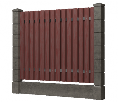 Доска заборная ДПК, шлифованная Мербау от производителя  GrinderDeco по цене 367 р