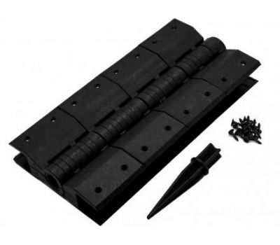 Угол поворотный от 60°  до 180°  пластик для доски 300х25-30 из ДПК Чёрный от производителя  NanoWood по цене 550 р