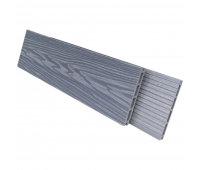 Террасная доска Comfort 3D тиснение + вельвет Серый Террасная доска Comfort 3D тиснение + вельвет Серый