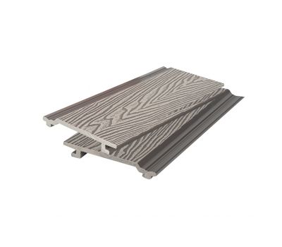 Фасадная доска ДПК 3D WOOD Серый от производителя  Polivan Group по цене 590 р