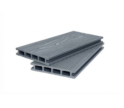 Террасная доска ДПК 3D+вельвет пустотелая двухсторонняя Серый от производителя Polivan Group по цене 730 р Террасная доска ДПК 3D+вельвет пустотелая двухсторонняя Серый от производителя Polivan Group по цене 730 р