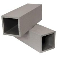 Столб из ДПК без фактуры Серый Столб из ДПК без фактуры Серый