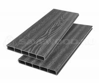 Грядочная доска ДПК с 3D-текстурой SW Rumex Графит Грядочная доска ДПК с 3D-текстурой SW Rumex Графит