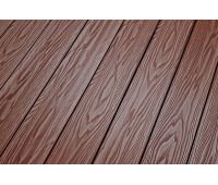 Террасная доска Смарт 3D Полнотелая с пазом Орех Милано Террасная доска Смарт 3D Полнотелая с пазом Орех Милано