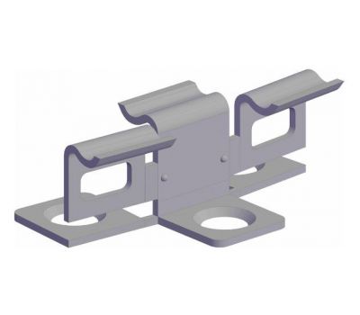 Кляймер промежуточный для каркаса из металлопрофиля и лаги ДПК (упак/100 шт) от производителя OutDoor по цене 2 400 р Кляймер промежуточный для каркаса из металлопрофиля и лаги ДПК (упак/100 шт) от производителя OutDoor по цене 2 400 р