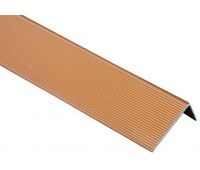 Угол алюминиевый завершающий 3000x51.5x30 мм Сосна Угол алюминиевый завершающий 3000x51.5x30 мм Сосна