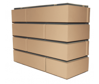 Пластиковая имитация кирпичного столба Реставрация Желтый Пластиковая имитация кирпичного столба Реставрация Желтый