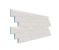 Фасадная термопанель Венецианский кирпич 20 мм - Белоснежный Фасадная термопанель Венецианский кирпич 20 мм - Белоснежный