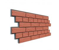 Фасадная термопанель Венецианский кирпич 20 мм - Красный Фасадная термопанель Венецианский кирпич 20 мм - Красный