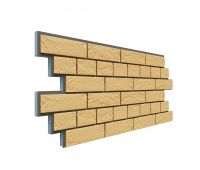 Фасадная термопанель Венецианский кирпич 20 мм - Жёлтый Фасадная термопанель Венецианский кирпич 20 мм - Жёлтый