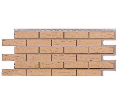 Фасадные панели СЕРИЯ кирпич Саман - Бежевый от производителя Т-сайдинг по цене 580 р Фасадные панели СЕРИЯ кирпич Саман - Бежевый от производителя Т-сайдинг по цене 580 р