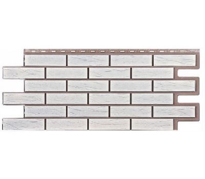 Фасадные панели СЕРИЯ кирпич Саман - Белый от производителя Т-сайдинг по цене 580 р Фасадные панели СЕРИЯ кирпич Саман - Белый от производителя Т-сайдинг по цене 580 р