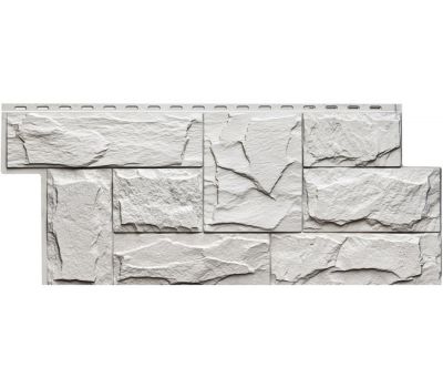 Фасадные панели СЕРИЯ Гранит Леон - Белый от производителя Т-сайдинг по цене 580 р Фасадные панели СЕРИЯ Гранит Леон - Белый от производителя Т-сайдинг по цене 580 р