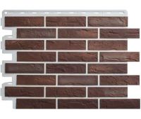 Фасадные панели (цокольный сайдинг) Кирпич рижский - 01 Фасадные панели (цокольный сайдинг) Кирпич рижский - 01